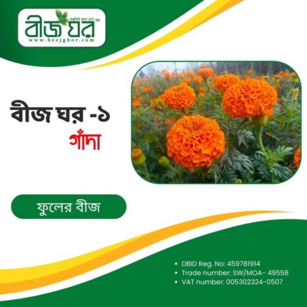 উচ্চফলনশীল গাঁদা ফুল বীজ (হাইব্রিড)