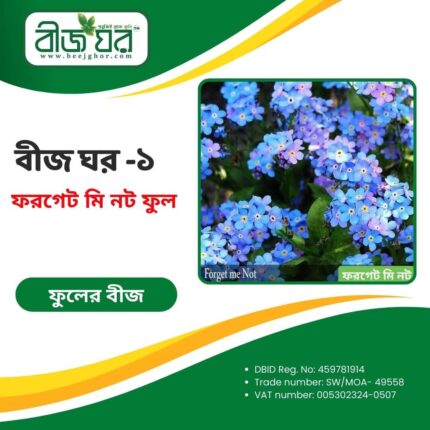 উচ্চফলনশীল ফরগেট মি নট ফুল বীজ (হাইব্রিড)